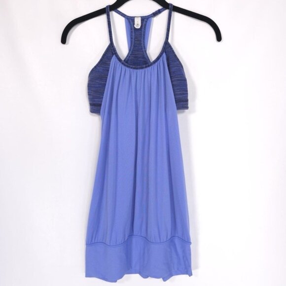 Lululemon Women's 4 No Limits Bra Tank Top Lullaby Wee Are From Space Cadet Blue - Picture 7 of 13